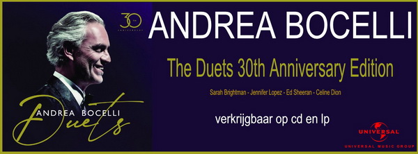 Andrea Bocelli - The Duets 30th Anniversary - cd - 